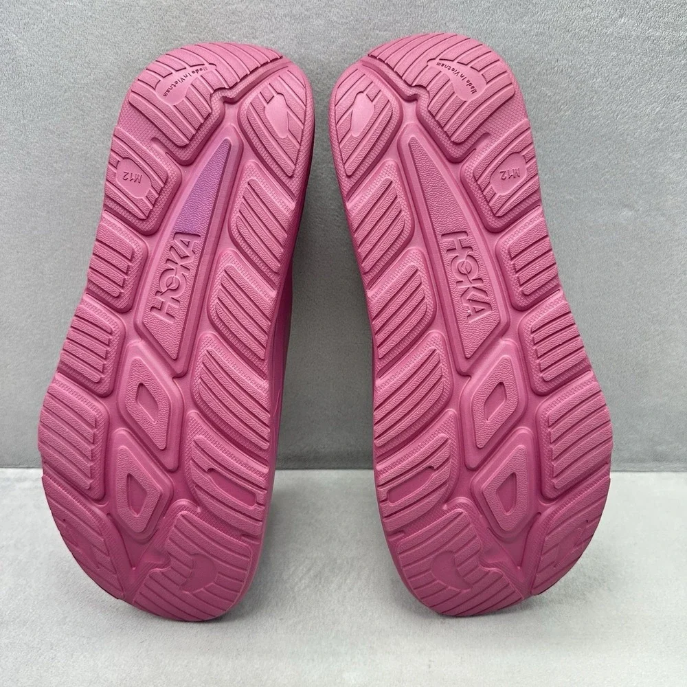 Mens Size 12 Hoka One One Ora Recovery Slide 3 Sandals Raspberry Comfort Slide